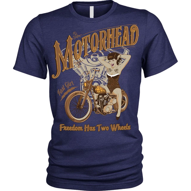 Motorhead T-Shirt Biker Pinup Unisex da Uomo
