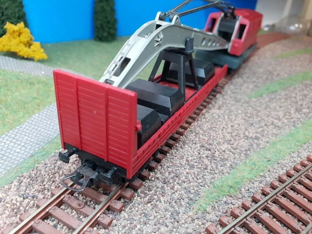 Lima Wagon Grue Et Porte Flèche En HO