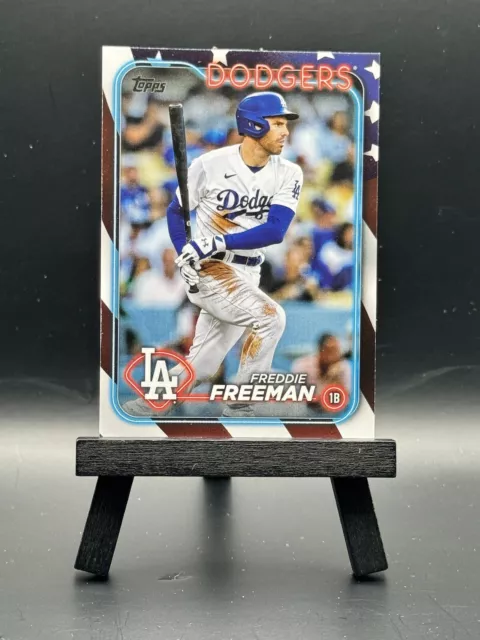 2024 Topps Series 1 Freddie Freeman Independence Day SP 28/76