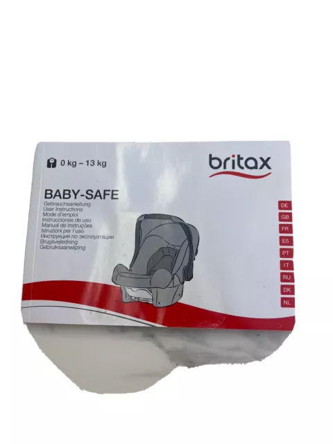 Baby safe i deals size manual