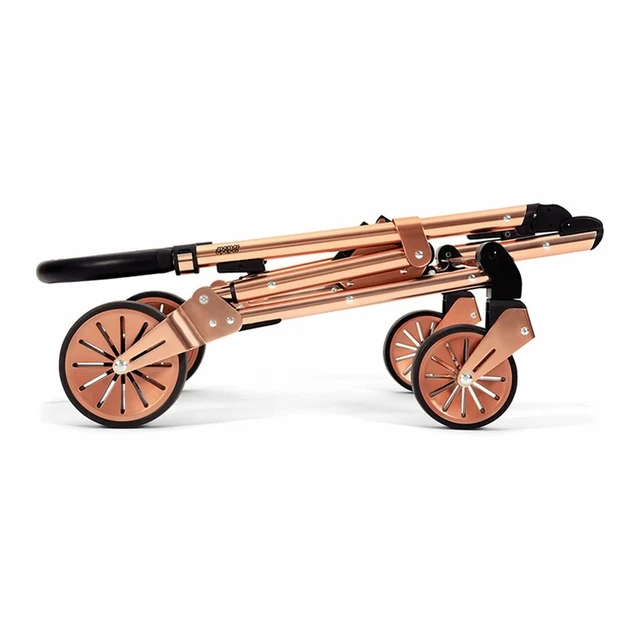 ●️ Mamas and Papas URBO2 / URBO ROSEGOLD & SCHWARZ Fahrwerksräder & Korb NEU ⭐️