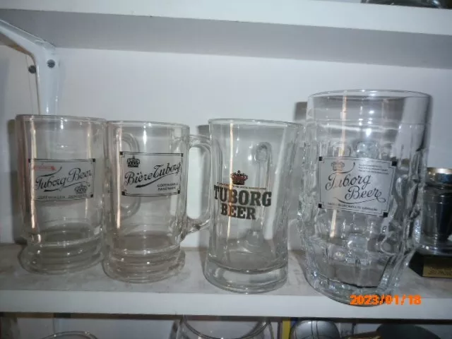 4 chopes BIERE TUBORG