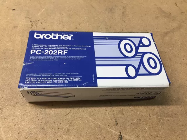 Genuine Brother Pc-202Rf Refill Rolls Box Opened But Still Sealed Internally