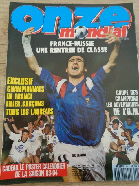 Poster PSG Paris Saint Germain 1993-1994 - Foot Football Vintage Affiche