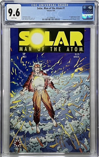 CGC 9.6 SOLAR MAN OF THE ATOM #1 1st appearance of Solar Valiant 1991