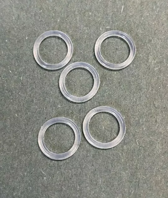 12 mm ID x 2 mm C/S klarer Silikon-O-Ring. Lebensmittelqualität. 12x2. Gummidichtung