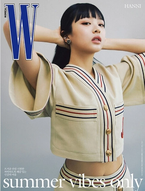 W KOREA 2023 July NewJeans HANNI Cover Whole Magazine $19.99 - PicClick
