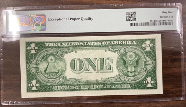 1935E  $1 Silver Certificate Fr#1614 (SG Block) PMG 65 Gem Uncirculated EPQ 2
