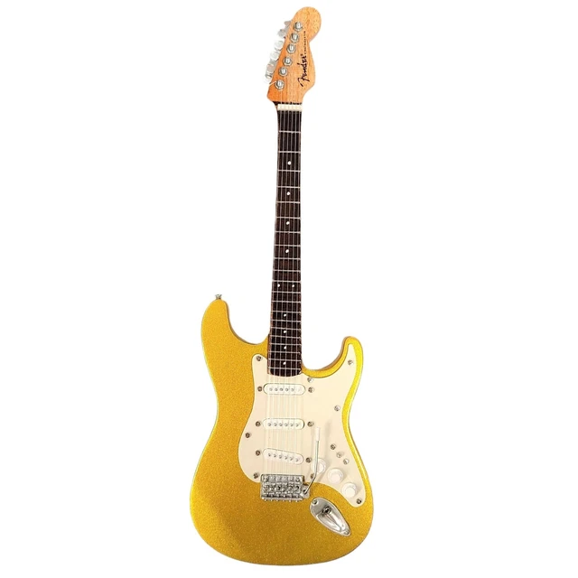 Axe Heaven Gold Finish Licensed Fender Stratocaster FS-020 Mini Guitar Replica