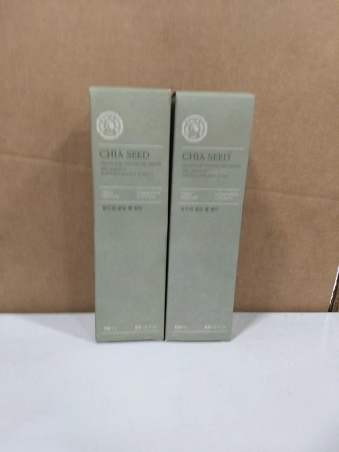 The Faceshop Chia Seed all in One Cooling Gel Water, 150ml *2 PACK*