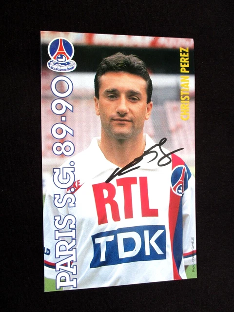 Carte Photo Paris PSG Handball 2013-2014 - Vori - AVEC SIGNATURE