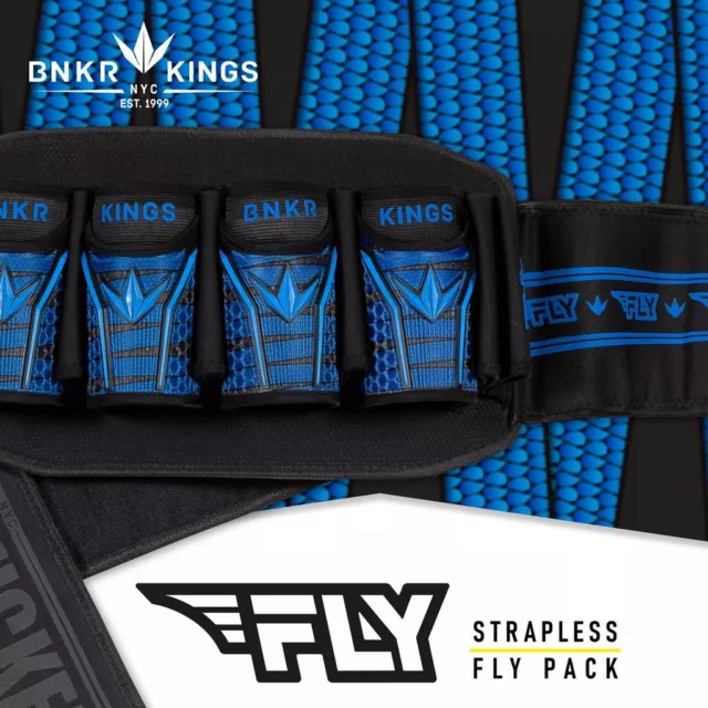 Bunkerkings FLY PACK - 4+7 Blue Laces Paintball Battlepack Battle Pack Pötte