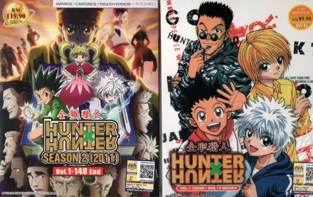 DVD Anime HUNTER X HUNTER Complete TV Series +Movie +OVA ENGLISH DUBBED