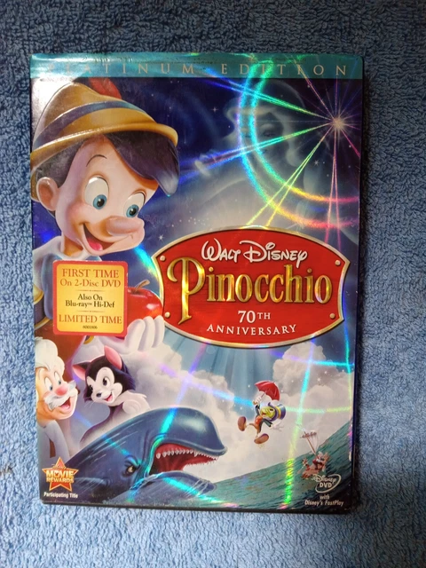 Pinocchio (DVD, 2009, 2-Disc Set, 70th Anniversary Platinum Edition)