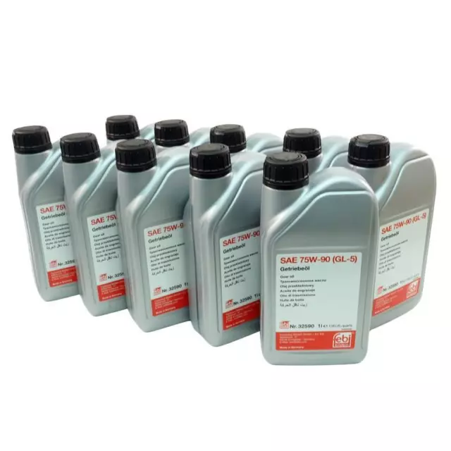 10 Olio per Ingranaggi Litro Febi BILSTEIN 32590 75W90 Api GL-5 BMW Opel Ford VW