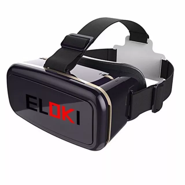 3D VR Headset Virtual Reality Boxes with Adjustable Strap and Lens for 3D Movies