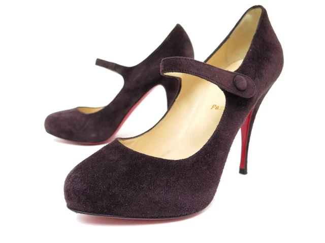 Chaussures Christian Louboutin 3091235 Decocolico 120 Suede 39 Shoes Boite 995€