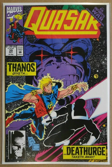**Quasar #39** GUARDIANS! INFINITY GAUNTLET!! 1st APPEARANCE KRUGARR! THANOS! NM