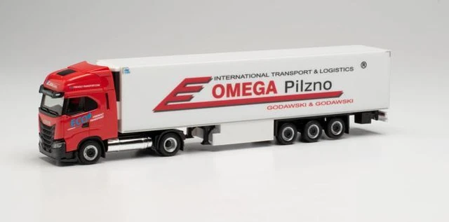 Modellino Camion Herpa Iveco S-Way Ga-KS Scala 1:87, Bianco - Nuovo Di Zecca