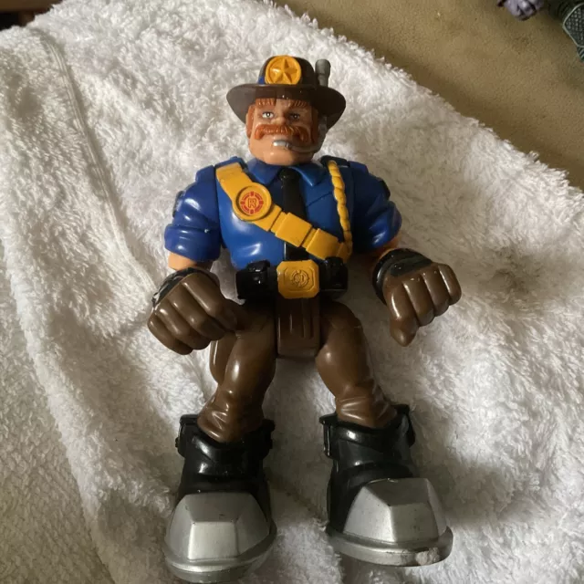 Mattel Rescue  Ranger Captain Clyde  Vintage  2002  6" Action  Figureb