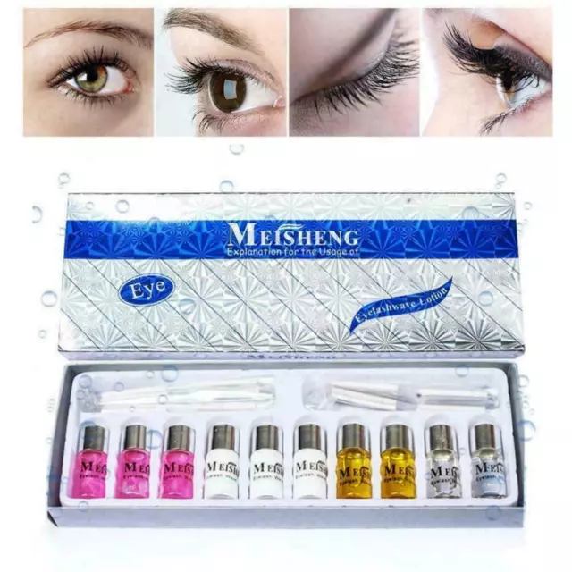 MEISHENG Eyelash Perm Kit Full Eye lash Lift Use Kit B9C7 For Profession Nice