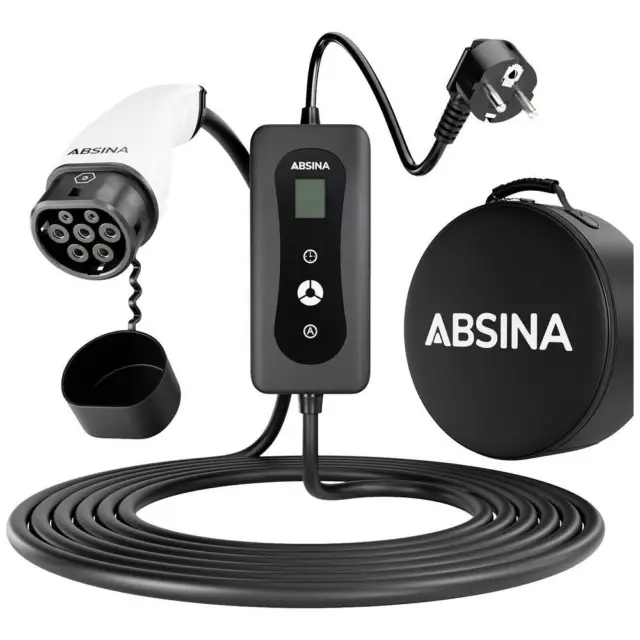 Absina 52-230-1002 Câble de charge pour véhicule électrique 5 m