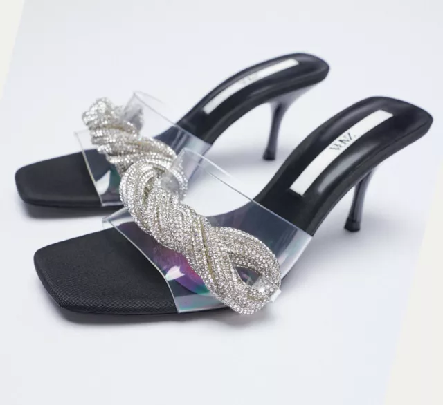 Zara Vinyl Black Heels, Women's Fashion, Footwear, Heels on Carousell