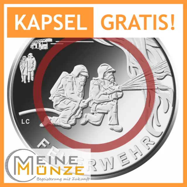 10 Euro Münze 2023 FEUERWEHR Serie "Im Dienst der Gesellschaft" Deutschland