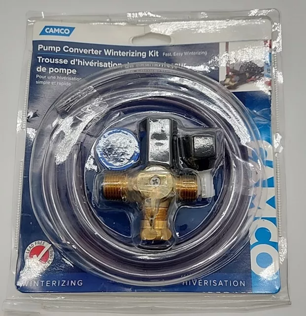 Camco RV Camper  Pump Converter Winterizing Kit. Fast & Easy