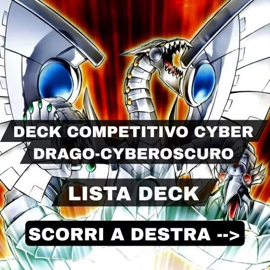 YU-GI-OH DECK COMPETITIVO da Torneo Cyber Drago Cyber Oscuro !