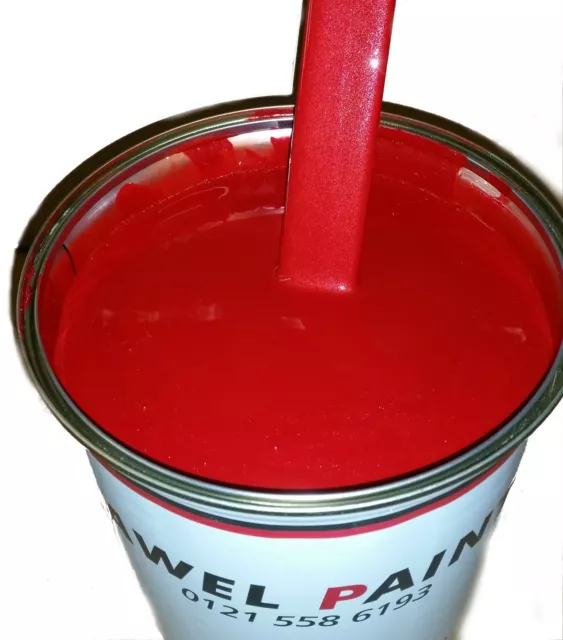 Custom Car Paint FIRE CRACKER RED Pearl Metallic 5 Litre Paint only