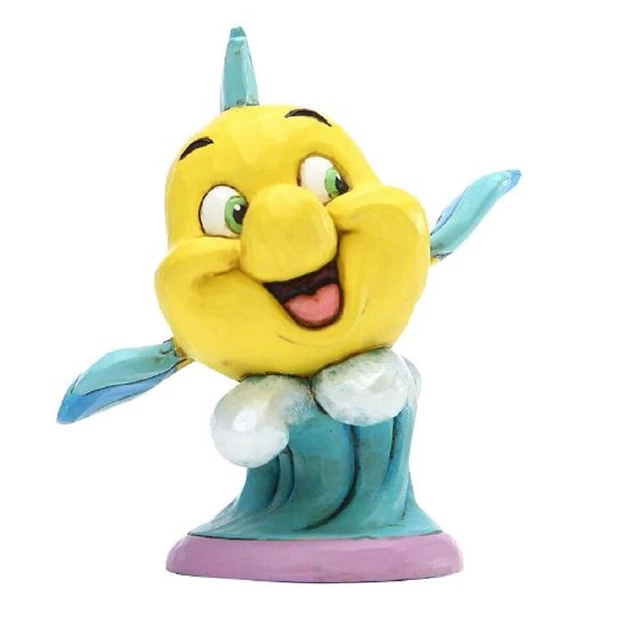 JIM SHORE DISNEY Traditions Flounder Personality Pose Figurine 6005955