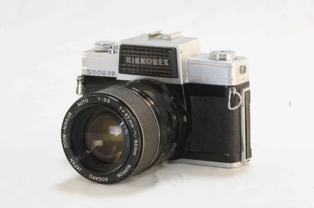 Nikon Nikkorex Zoom 35 Nippon Kogaku Tokio Japón 1963 Seikosha SLV 43 - 86 mm 3,5