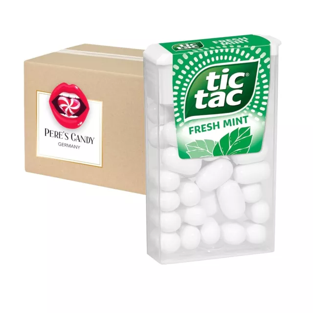 Tic Tac Süßigkeiten MINT Geschmack 24 Pack (24 x 18 g)