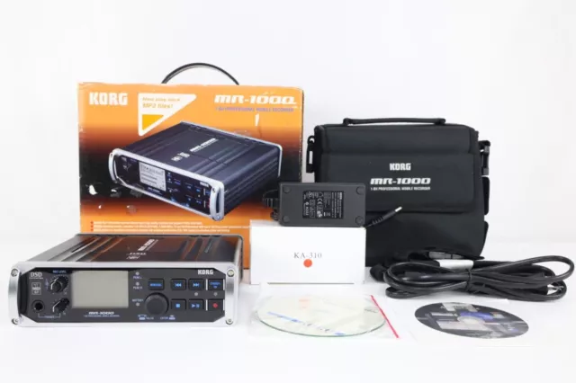 Korg MR-1000 Grabadora digital profesional de 1 bit con bolsa de transporte...