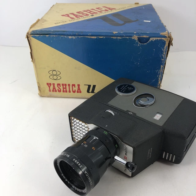 YASHICA 8MM U-MATIC 1960’s Vintage Movie Camera Made in Japan Camera ...