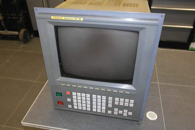 Fanuc Control Panel Keyboard FANUC SERIES 16-M interface / keyboard control panel/ crt monitor ...