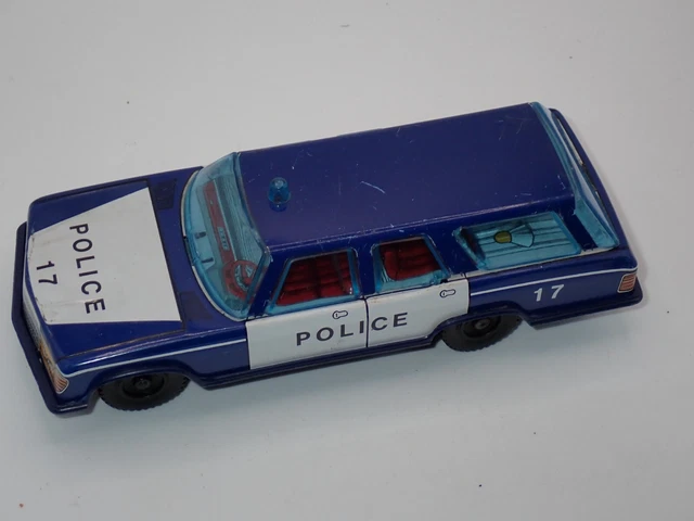 Jouet Voiture De Police Ancienne – Tôle – Vintage Collection