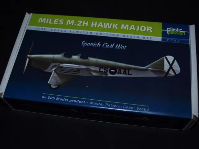 S.B.S Models, 1:72, PP03, Miles M.2H Hawk Major  'SPANISH CIVIL WAR'  full kit