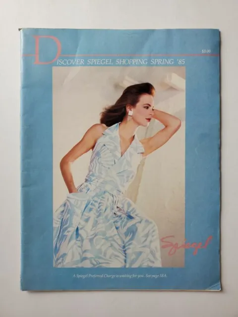 vintage SPIEGEL Fashion catalog Spring 1985 Laetitia Firmin Didot Juli Foster