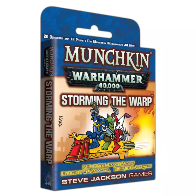 Storming The Warp 36 Card Booster Munchkin Warhammer 40000 Game Steve Jackson