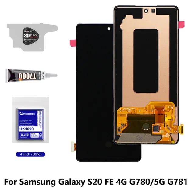 LCD für Samsung Galaxy S20 FE OLED Display Touchscreen Digitizer+Rahmen Ersatz