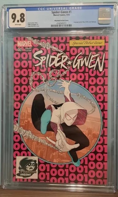 SPIDER-GWEN #1 (Phantom Variant ASM #300 Homage Cover) CGC 9.8 NM/MT 2015