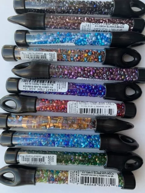 Glass Seed Beads 6/0, 230 grams, Bulk Lot 11 Mixed Colors NEW Glass Seed Beads 6/0, 230 grams, Bulk Lot 11 Mixed Colors NEW