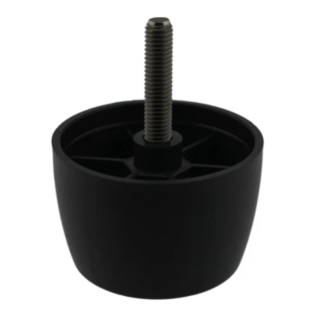 Design61 4er Set Möbelgleiter Schwarz - 45mm Durchmesser Für Sofa & Sessel