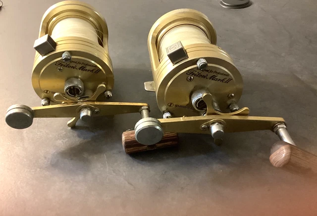 Shimano Triton Mark I ベイトリール VINTAGE SHIMANO TRITON Mark I Gold Lever Drag Fishing Reel Made in
