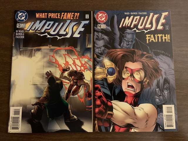 Impulse #13,14 (1996) Mark Waid Humberto Ramos Anthony Williams 1st Print