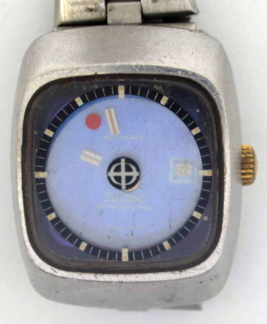 VTG ZODIAC ASTROGRAPHIC Steel Ladies Wristwatch. Ref 352 968 Cal
