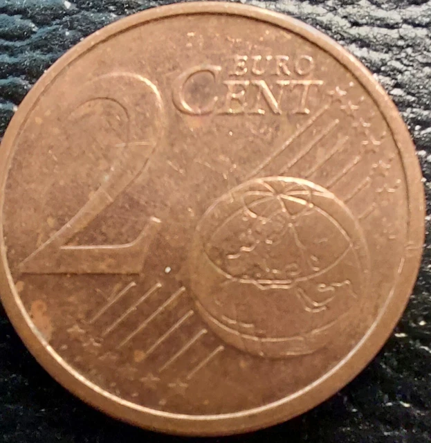 world coins : 2 euro cent coin of Ireland 2002.