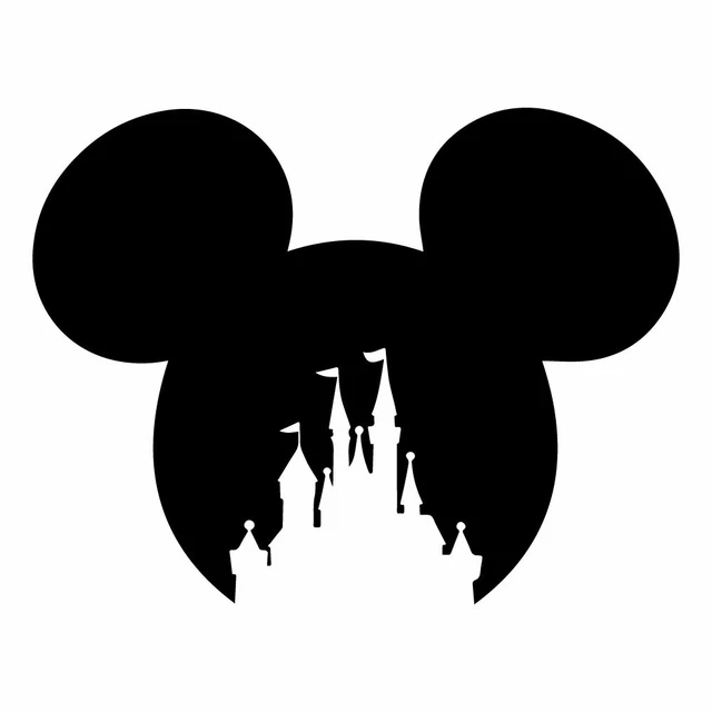 5.5& MICKEY MOUSE CASTLE Vinyl Decal Sticker Car Window Laptop Disney
